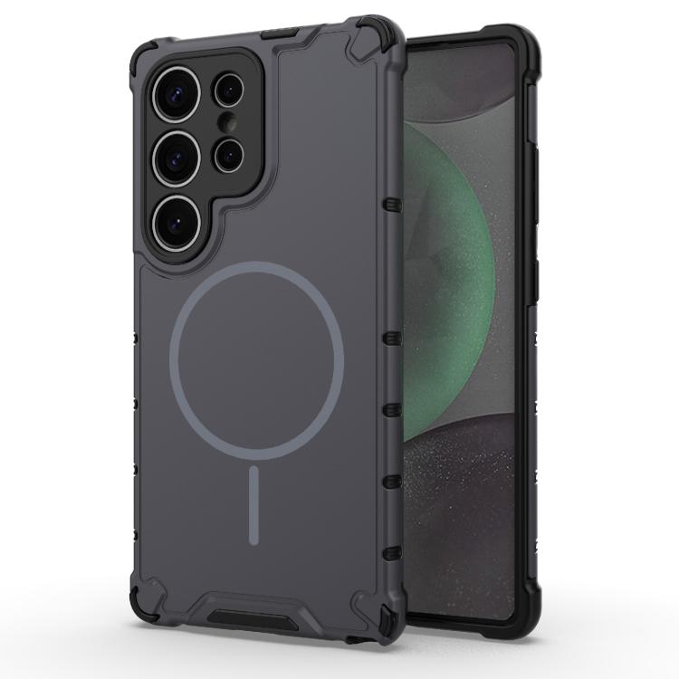 Grating Solid Color MagSafe Magnetic Phone Case, For Samsung Galaxy S26+ 5G, For Samsung Galaxy S26 Ultra 5G, For Samsung Galaxy S26 5G, For Samsung Galaxy S25 5G, For Samsung Galaxy S25 Ultra 5G, For Samsung Galaxy S24 Ultra 5G                        ...