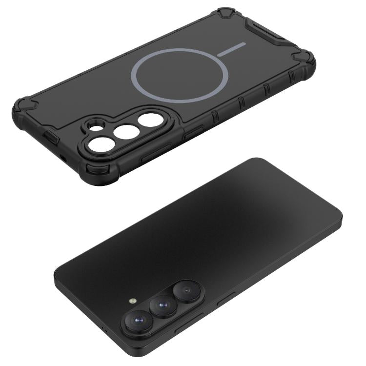 Grating Solid Color MagSafe Magnetic Phone Case, For Samsung Galaxy S26+ 5G, For Samsung Galaxy S26 Ultra 5G, For Samsung Galaxy S26 5G, For Samsung Galaxy S25 5G, For Samsung Galaxy S25 Ultra 5G, For Samsung Galaxy S24 Ultra 5G                        ...