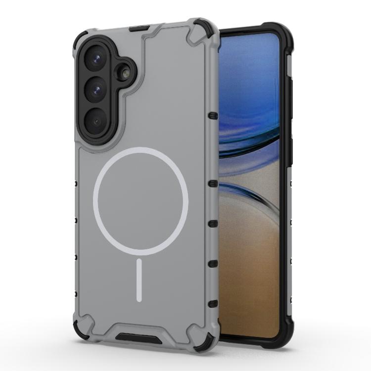 Grating Solid Color MagSafe Magnetic Phone Case, For Samsung Galaxy S26+ 5G, For Samsung Galaxy S26 Ultra 5G, For Samsung Galaxy S26 5G, For Samsung Galaxy S25 5G, For Samsung Galaxy S25 Ultra 5G, For Samsung Galaxy S24 Ultra 5G                        ...