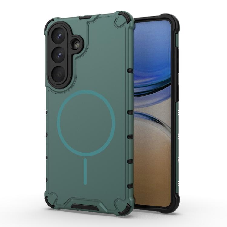 Grating Solid Color MagSafe Magnetic Phone Case, For Samsung Galaxy S26+ 5G, For Samsung Galaxy S26 Ultra 5G, For Samsung Galaxy S26 5G, For Samsung Galaxy S25 5G, For Samsung Galaxy S25 Ultra 5G, For Samsung Galaxy S24 Ultra 5G                        ...