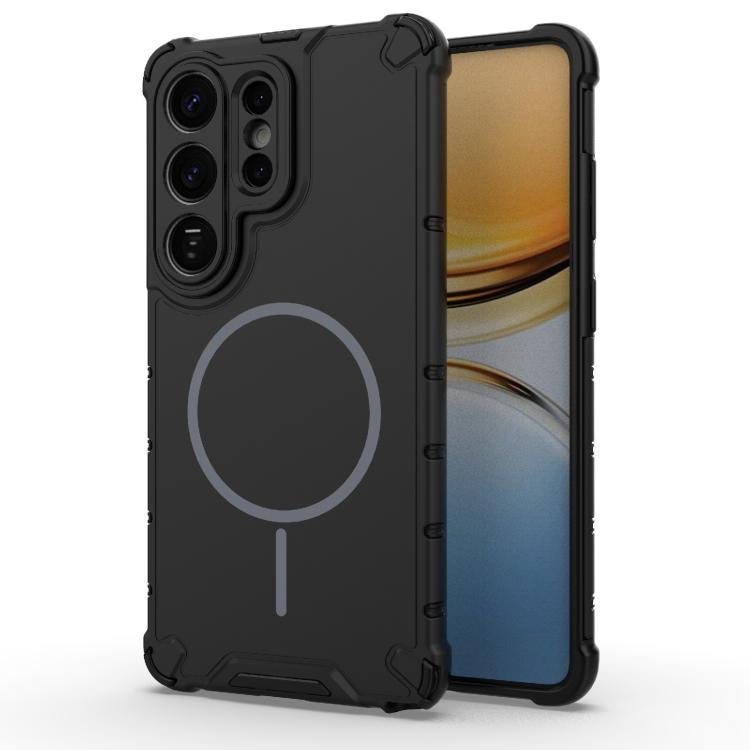 Grating Solid Color MagSafe Magnetic Phone Case, For Samsung Galaxy S26+ 5G, For Samsung Galaxy S26 Ultra 5G, For Samsung Galaxy S26 5G, For Samsung Galaxy S25 5G, For Samsung Galaxy S25 Ultra 5G, For Samsung Galaxy S24 Ultra 5G                        ...