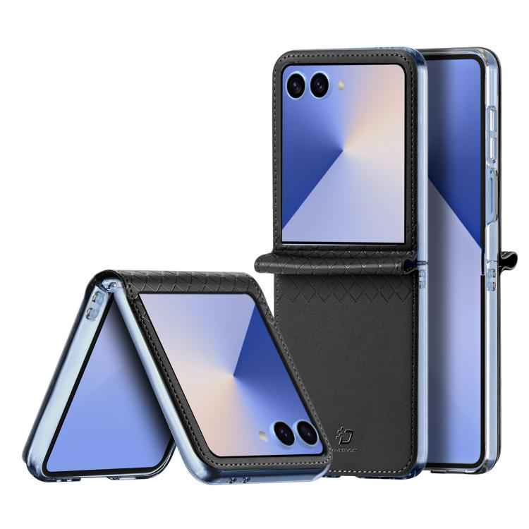 DUX DUCIS Bril Series PU + TPU Phone Case, For Samsung Galaxy Z Fold7 5G, For Samsung Galaxy Z Flip7 5G