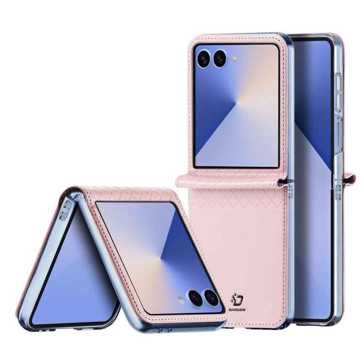 DUX DUCIS Bril Series PU + TPU Phone Case, For Samsung Galaxy Z Fold7 5G, For Samsung Galaxy Z Flip7 5G