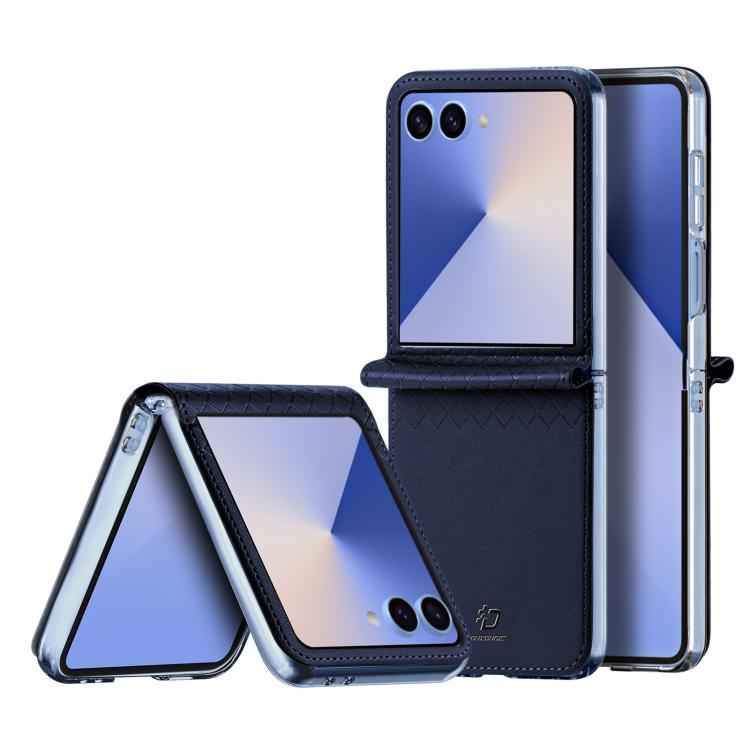 DUX DUCIS Bril Series PU + TPU Phone Case, For Samsung Galaxy Z Fold7 5G, For Samsung Galaxy Z Flip7 5G