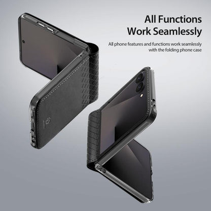 DUX DUCIS Bril Series PU + TPU Phone Case, For Galaxy Z Flip8 5G, For Samsung Galaxy Z Fold7 5G, For Samsung Galaxy Z Flip7 5G
