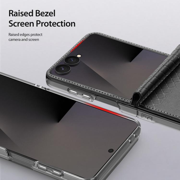 DUX DUCIS Bril Series PU + TPU Phone Case, For Galaxy Z Flip8 5G, For Samsung Galaxy Z Fold7 5G, For Samsung Galaxy Z Flip7 5G