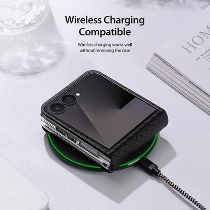 DUX DUCIS Bril Series PU + TPU Phone Case, For Galaxy Z Flip8 5G, For Samsung Galaxy Z Fold7 5G, For Samsung Galaxy Z Flip7 5G