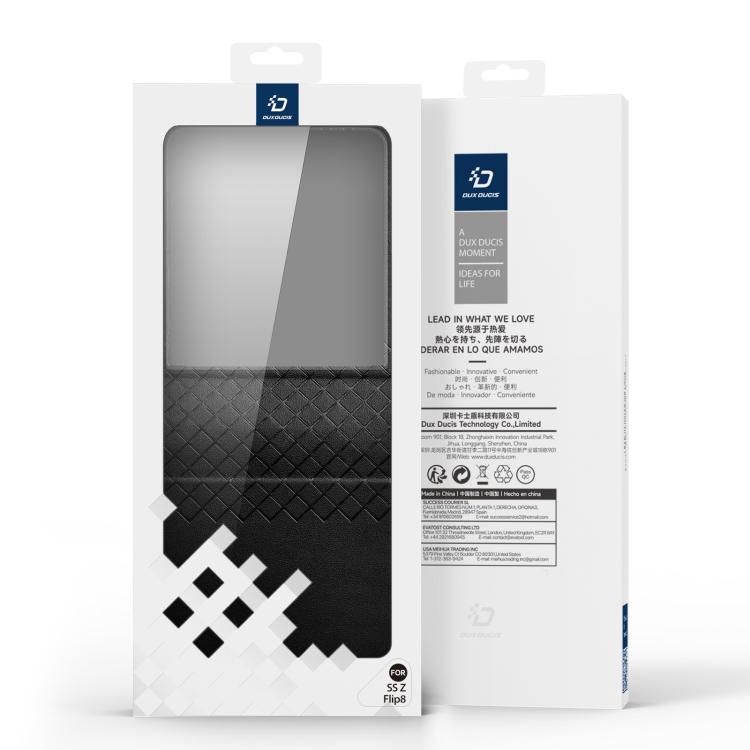 DUX DUCIS Bril Series PU + TPU Phone Case, For Galaxy Z Flip8 5G, For Samsung Galaxy Z Fold7 5G, For Samsung Galaxy Z Flip7 5G
