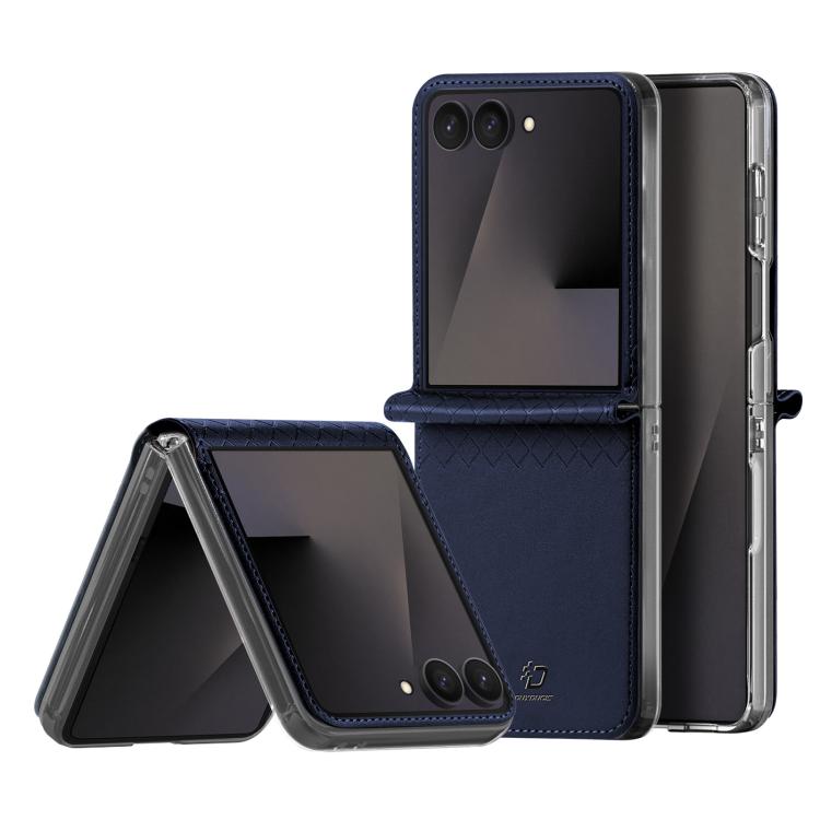 DUX DUCIS Bril Series PU + TPU Phone Case, For Galaxy Z Flip8 5G, For Samsung Galaxy Z Fold7 5G, For Samsung Galaxy Z Flip7 5G