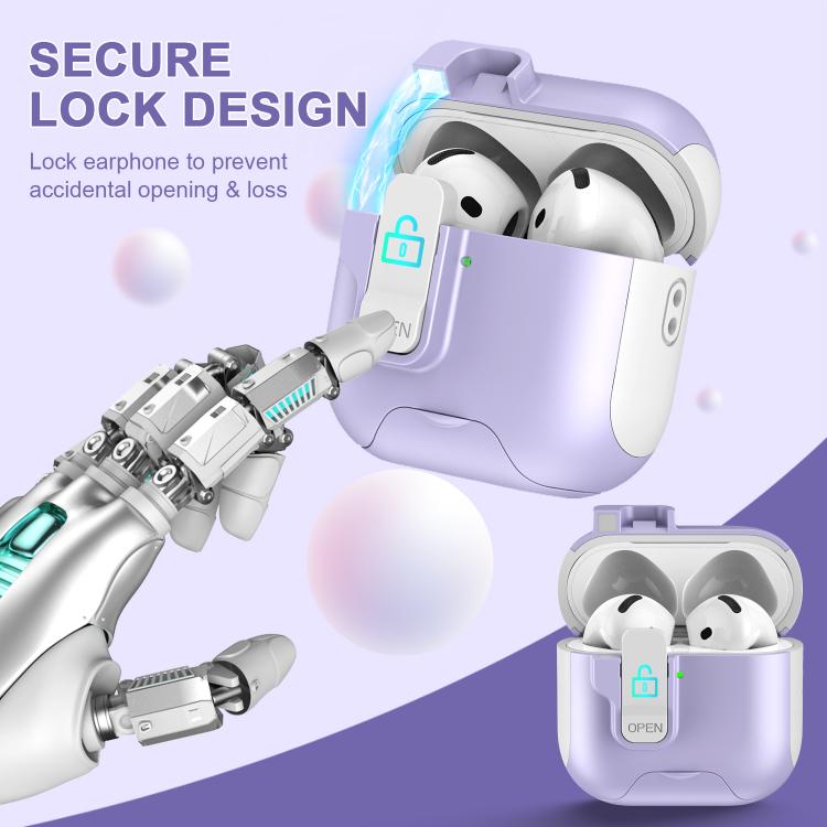 Automatic Pop-up Cover Holder Earphone Case with Switch Lock