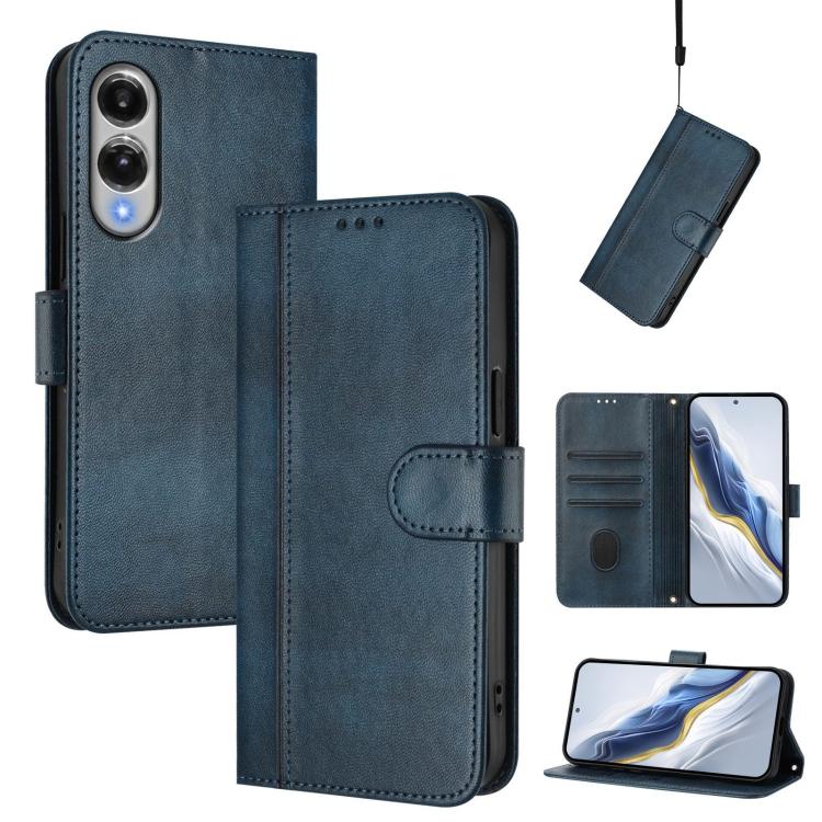 Line Splicing Buckle Retro Leather Phone Case, For Samsung Galaxy S26+ 5G, For Samsung Galaxy S25 Edge 5G, For Samsung Galaxy S26 Ultra 5G, For Samsung Galaxy S26 5G, For Samsung Galaxy S25 / S24 5G, For Samsung Galaxy S25+ / S24+ 5G