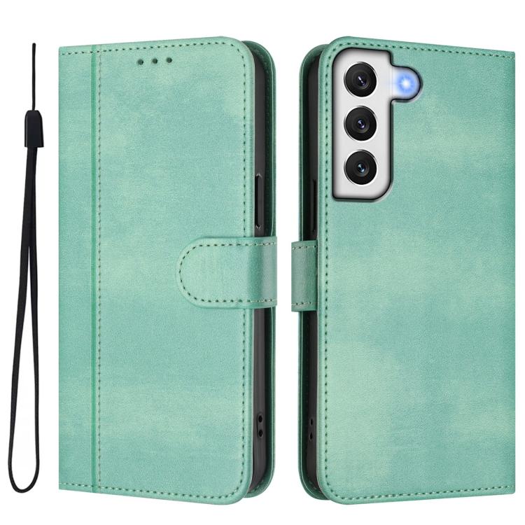 Line Splicing Buckle Retro Leather Phone Case, For Samsung Galaxy S21 5G, For Samsung Galaxy S21+ 5G, For Samsung Galaxy S21 Ultra 5G, For Samsung Galaxy S20 Ultra, For Samsung Galaxy S20, For Samsung Galaxy S20+