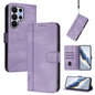 Line Splicing Buckle Retro Leather Phone Case, For Galaxy S26 FE 5G, For Samsung Galaxy S26 Ultra 5G, For Samsung Galaxy S26+ 5G, For Samsung Galaxy S25 Edge 5G, For Samsung Galaxy S25 / S24 5G, For Samsung Galaxy S25+ / S24+ 5G