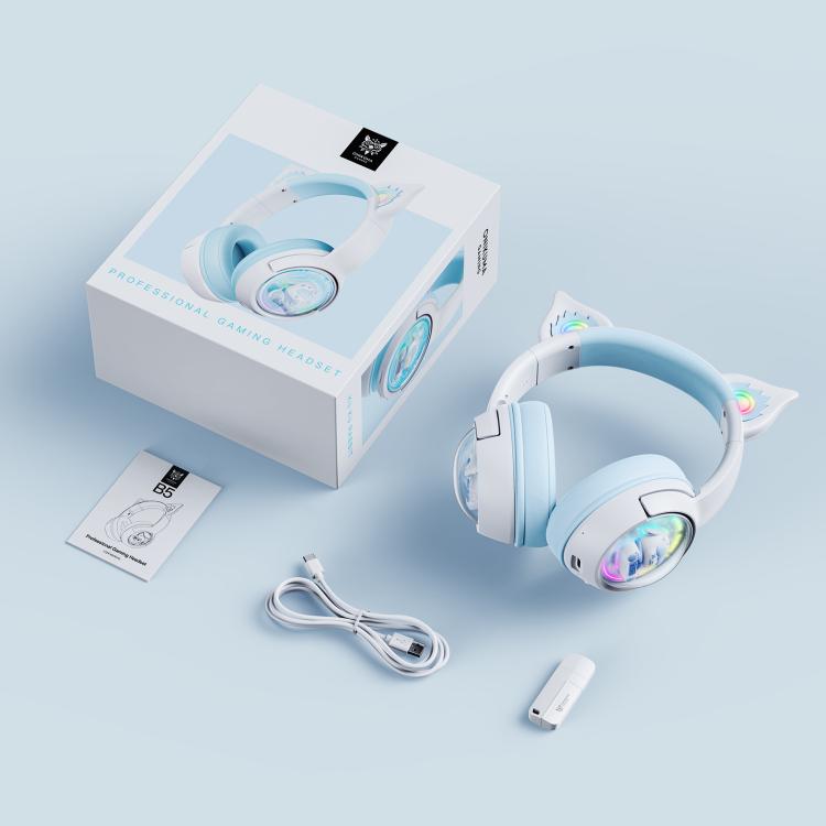 ONIKUMA B5 RGB BT / Wired / 2.4G Fox Shaped Headphones