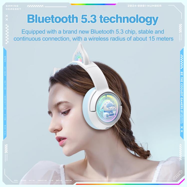 ONIKUMA B5 RGB BT / Wired / 2.4G Fox Shaped Headphones