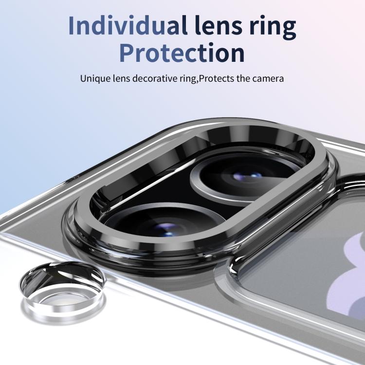 Integrated Ice-feel High-transparency 360-Degree Rotating Stand MagSafe Folding Phone Case