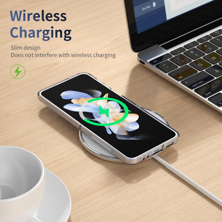 Integrated Ice-feel High-transparency 360-Degree Rotating Stand MagSafe Folding Phone Case