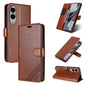 AZNS Sheepskin Texture Flip Leather Phone Case, For Galaxy S26 FE 5G, For Samsung Galaxy S26+ 5G, For Samsung Galaxy S26 Ultra 5G, For Samsung Galaxy S26 5G, For Samsung Galaxy S25 FE 5G, For Samsung Galaxy S25 Edge 5G, For Samsung Galaxy S25 5G       ...