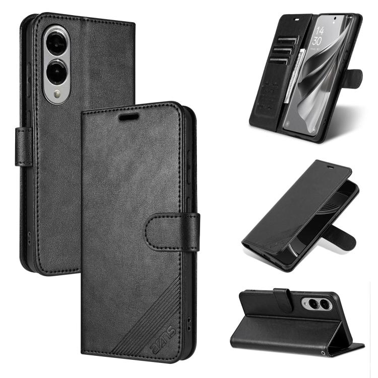 AZNS Sheepskin Texture Flip Leather Phone Case, For Galaxy S26 FE 5G, For Samsung Galaxy S26+ 5G, For Samsung Galaxy S26 Ultra 5G, For Samsung Galaxy S26 5G, For Samsung Galaxy S25 FE 5G, For Samsung Galaxy S25 Edge 5G, For Samsung Galaxy S25 5G       ...