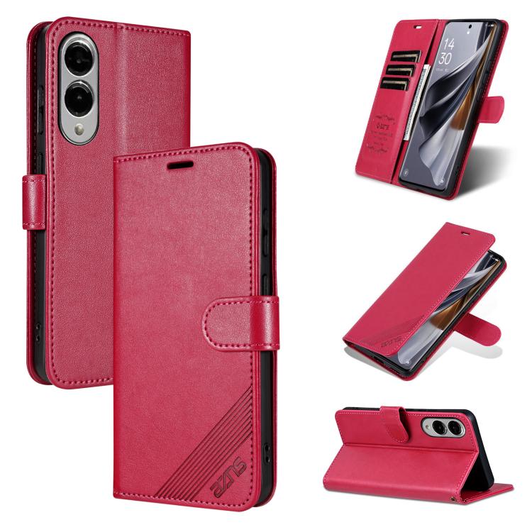 AZNS Sheepskin Texture Flip Leather Phone Case, For Galaxy S26 FE 5G, For Samsung Galaxy S26+ 5G, For Samsung Galaxy S26 Ultra 5G, For Samsung Galaxy S26 5G, For Samsung Galaxy S25 FE 5G, For Samsung Galaxy S25 Edge 5G, For Samsung Galaxy S25 5G       ...