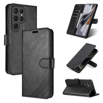 AZNS Sheepskin Texture Flip Leather Phone Case, For Galaxy S26 FE 5G, For Samsung Galaxy S26+ 5G, For Samsung Galaxy S26 Ultra 5G, For Samsung Galaxy S26 5G, For Samsung Galaxy S25 FE 5G, For Samsung Galaxy S25 Edge 5G, For Samsung Galaxy S25 5G       ...