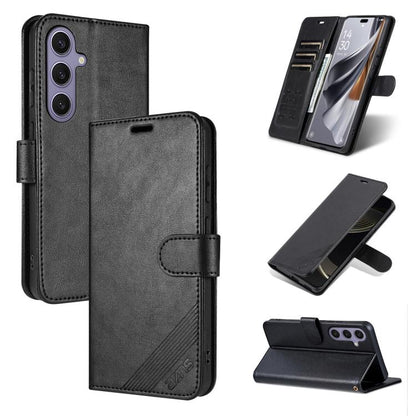AZNS Sheepskin Texture Flip Leather Phone Case, For Galaxy S26 FE 5G, For Samsung Galaxy S26+ 5G, For Samsung Galaxy S26 Ultra 5G, For Samsung Galaxy S26 5G, For Samsung Galaxy S25 FE 5G, For Samsung Galaxy S25 Edge 5G, For Samsung Galaxy S25 5G       ...