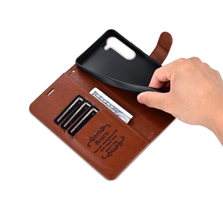 AZNS Sheepskin Texture Flip Leather Phone Case, For Samsung Galaxy S23 5G, For Samsung Galaxy S22 Ultra 5G, For Samsung Galaxy S22+ 5G, For Samsung Galaxy S22 5G, For Samsung Galaxy S21 FE 5G