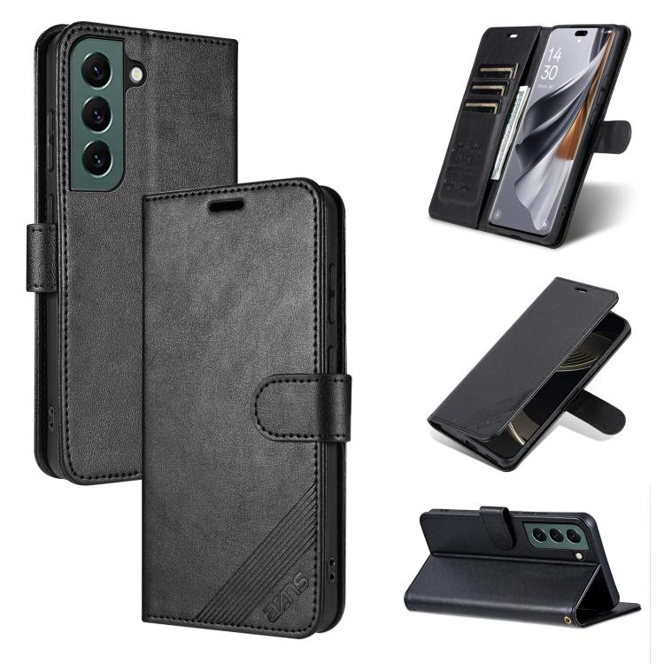 AZNS Sheepskin Texture Flip Leather Phone Case, For Samsung Galaxy S23 5G, For Samsung Galaxy S22 Ultra 5G, For Samsung Galaxy S22+ 5G, For Samsung Galaxy S22 5G, For Samsung Galaxy S21 FE 5G