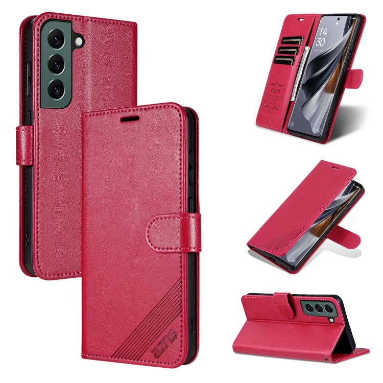 AZNS Sheepskin Texture Flip Leather Phone Case, For Samsung Galaxy S23 5G, For Samsung Galaxy S22 Ultra 5G, For Samsung Galaxy S22+ 5G, For Samsung Galaxy S22 5G, For Samsung Galaxy S21 FE 5G