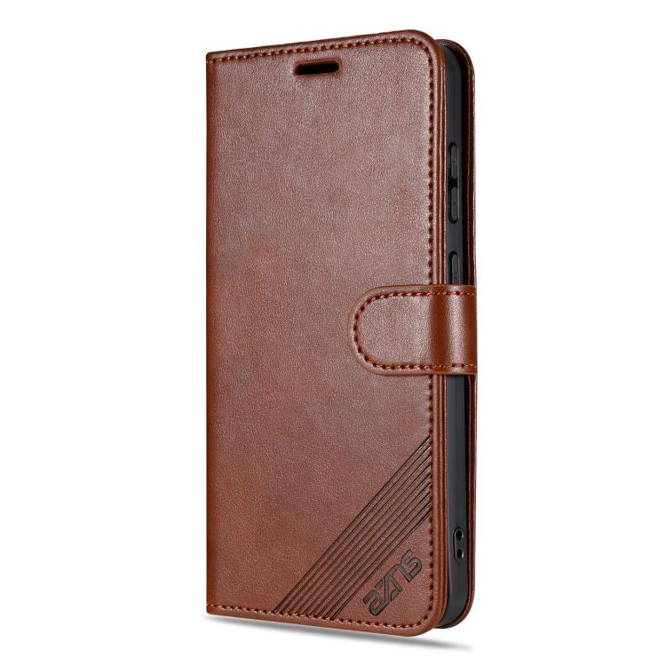 AZNS Sheepskin Texture Flip Leather Phone Case, For Samsung Galaxy S26+ 5G, For Samsung Galaxy S26 Ultra 5G, For Samsung Galaxy S26 5G, For Samsung Galaxy S25 FE 5G, For Samsung Galaxy S25 Edge 5G, For Samsung Galaxy S25 5G, For Samsung Galaxy S25+ 5G ...