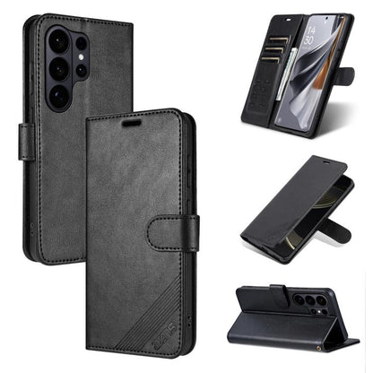 AZNS Sheepskin Texture Flip Leather Phone Case, For Galaxy S26 FE 5G, For Samsung Galaxy S26+ 5G, For Samsung Galaxy S26 Ultra 5G, For Samsung Galaxy S26 5G, For Samsung Galaxy S25 FE 5G, For Samsung Galaxy S25 Edge 5G, For Samsung Galaxy S25 5G       ...