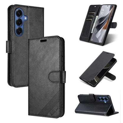 AZNS Sheepskin Texture Flip Leather Phone Case, For Galaxy S26 FE 5G, For Samsung Galaxy S26+ 5G, For Samsung Galaxy S26 Ultra 5G, For Samsung Galaxy S26 5G, For Samsung Galaxy S25 FE 5G, For Samsung Galaxy S25 Edge 5G, For Samsung Galaxy S25 5G       ...