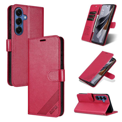 AZNS Sheepskin Texture Flip Leather Phone Case, For Galaxy S26 FE 5G, For Samsung Galaxy S26+ 5G, For Samsung Galaxy S26 Ultra 5G, For Samsung Galaxy S26 5G, For Samsung Galaxy S25 FE 5G, For Samsung Galaxy S25 Edge 5G, For Samsung Galaxy S25 5G       ...