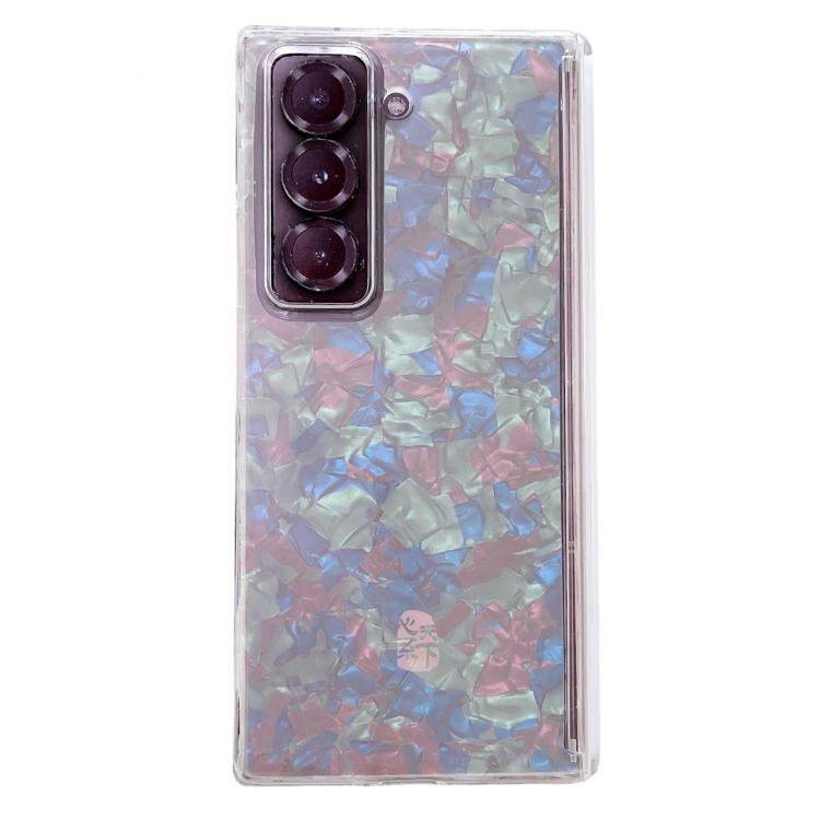 Magnetic Axis Pearlescent Shell Texture Phone Case
