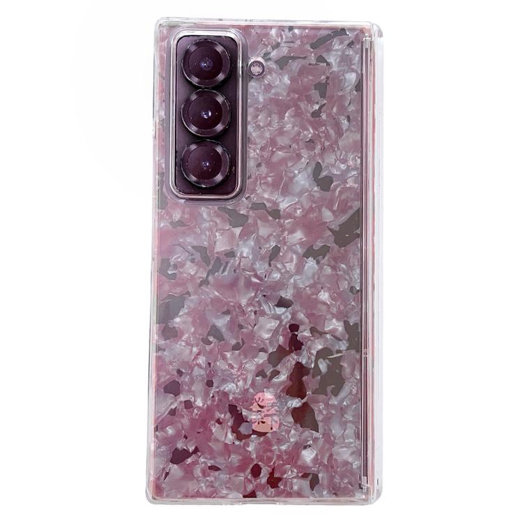Magnetic Axis Pearlescent Shell Texture Phone Case