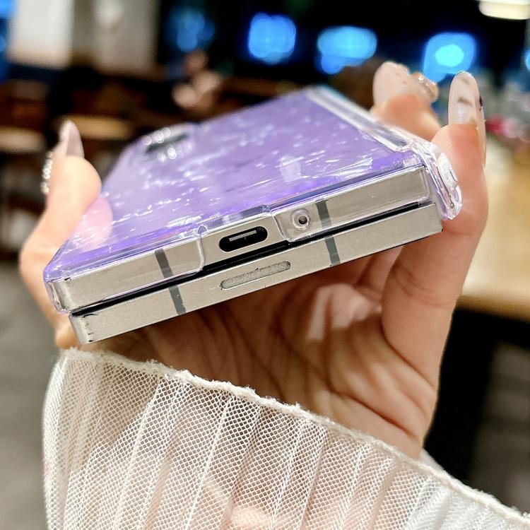 Magnetic Axis Pearlescent Shell Texture Phone Case