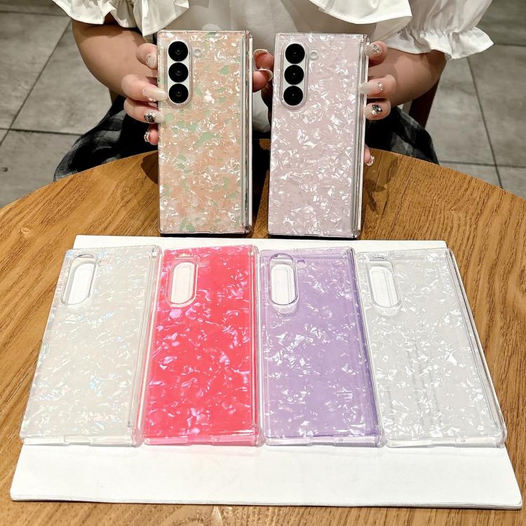 Magnetic Axis Pearlescent Shell Texture Phone Case