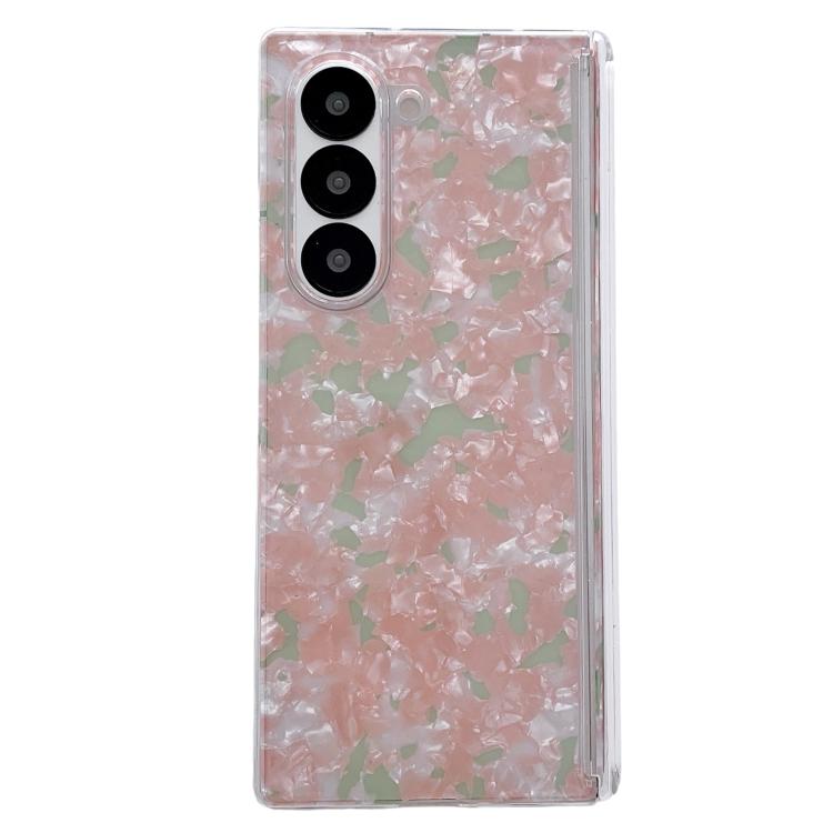 Magnetic Axis Pearlescent Shell Texture Phone Case