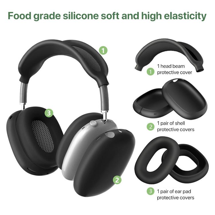 3 in 1 Headphones Silicone Protective Case