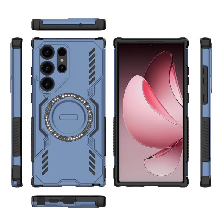 Butterfly Armor MagSafe Magnetic Ring Shockproof Phone Case, For Samsung Galaxy S23 Ultra 5G, For Samsung Galaxy S22 Ultra 5G, For Samsung Galaxy S21 Ultra 5G