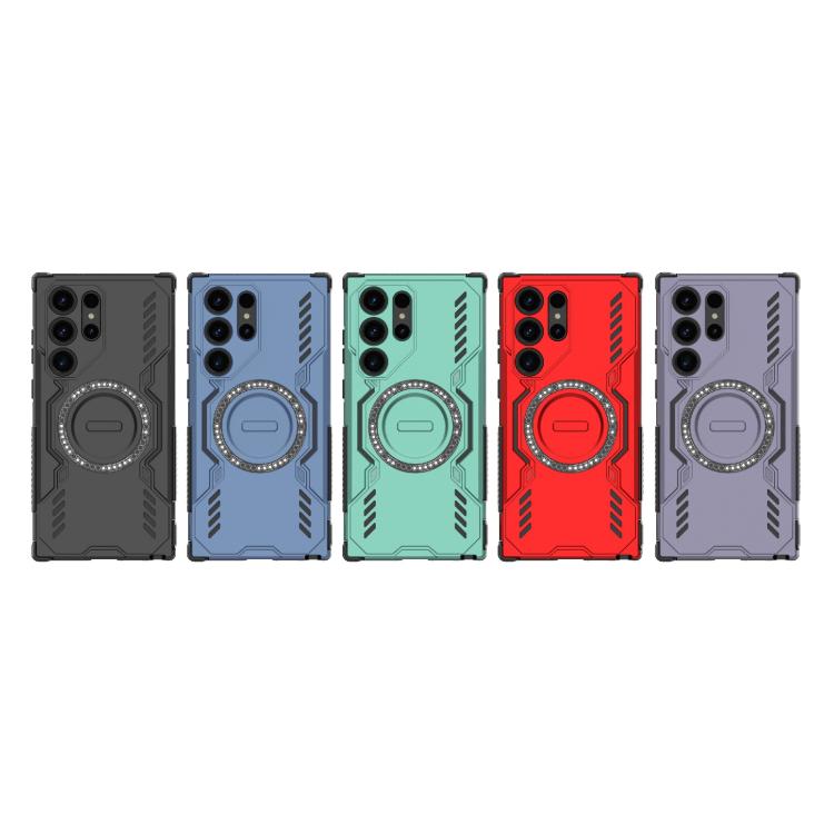 Butterfly Armor MagSafe Magnetic Ring Shockproof Phone Case, For Samsung Galaxy S23 Ultra 5G, For Samsung Galaxy S22 Ultra 5G, For Samsung Galaxy S21 Ultra 5G