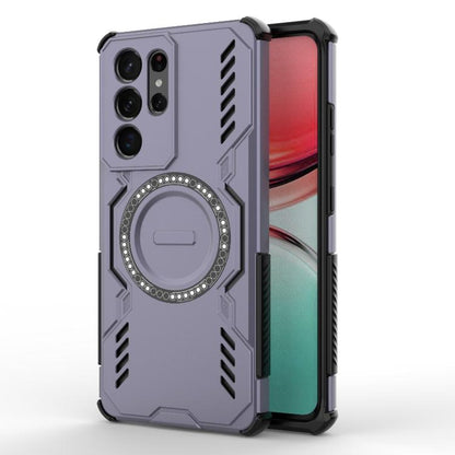 Butterfly Armor MagSafe Magnetic Ring Shockproof Phone Case, For Samsung Galaxy S23 Ultra 5G, For Samsung Galaxy S22 Ultra 5G, For Samsung Galaxy S21 Ultra 5G