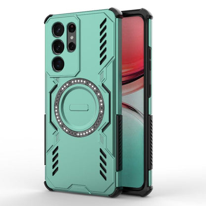 Butterfly Armor MagSafe Magnetic Ring Shockproof Phone Case, For Samsung Galaxy S23 Ultra 5G, For Samsung Galaxy S22 Ultra 5G, For Samsung Galaxy S21 Ultra 5G
