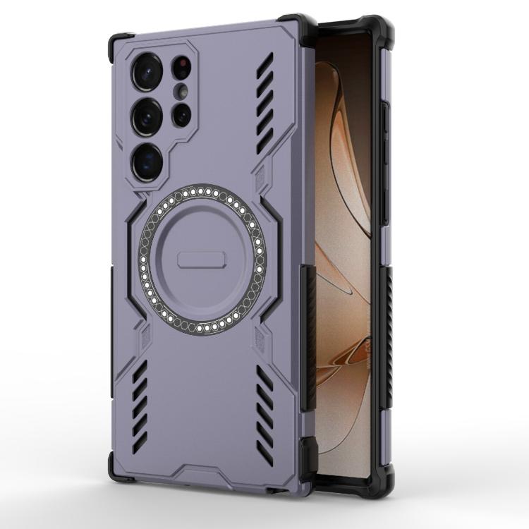 Butterfly Armor MagSafe Magnetic Ring Shockproof Phone Case, For Samsung Galaxy S23 Ultra 5G, For Samsung Galaxy S22 Ultra 5G, For Samsung Galaxy S21 Ultra 5G