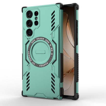 Butterfly Armor MagSafe Magnetic Ring Shockproof Phone Case, For Samsung Galaxy S23 Ultra 5G, For Samsung Galaxy S22 Ultra 5G, For Samsung Galaxy S21 Ultra 5G