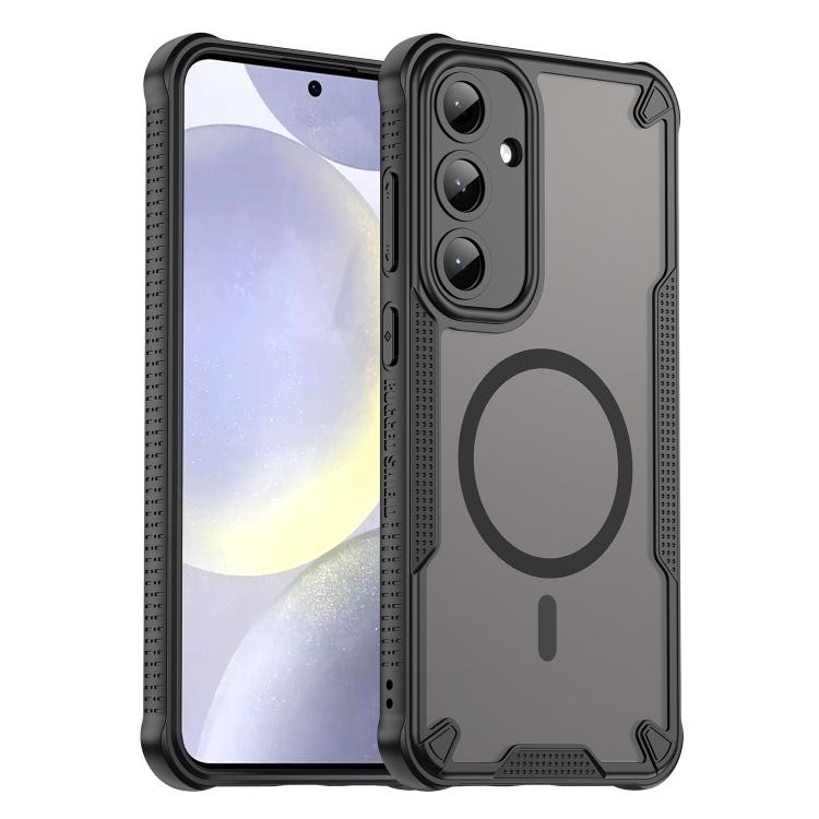 Armor Glaze MagSafe Magnetic Phone Case, For Galaxy S26 FE 5G, For Samsung Galaxy S26+ 5G, For Samsung Galaxy S26 Ultra 5G, For Samsung Galaxy S26 5G, For Samsung Galaxy S25 FE 5G, For Samsung Galaxy S25 Edge 5G, For Samsung Galaxy S25 5G / S24 5G     ...