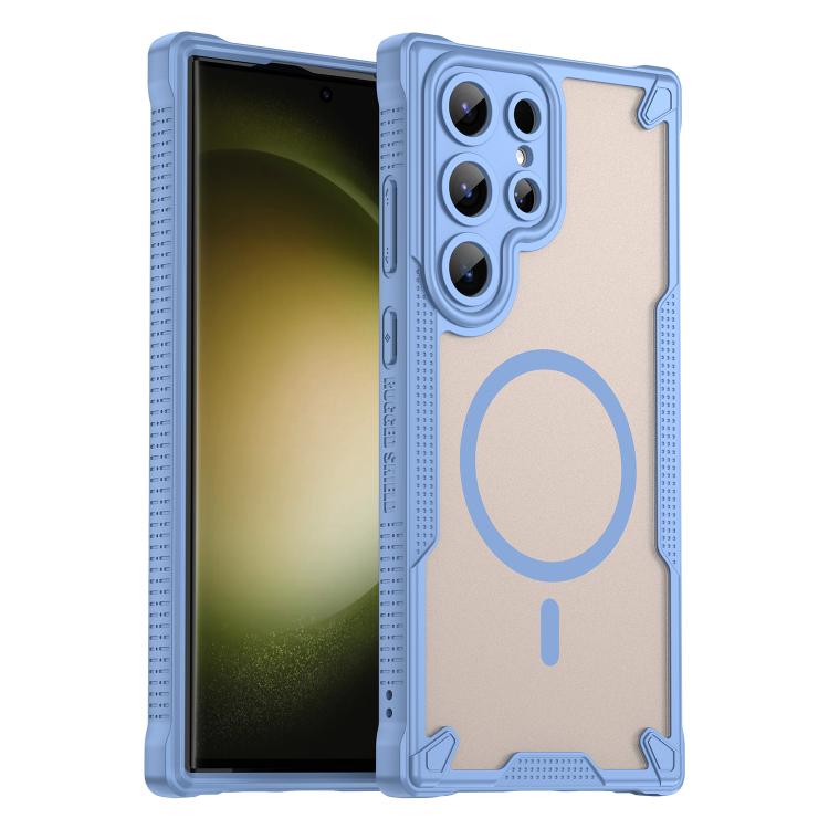 Armor Glaze MagSafe Magnetic Phone Case, For Samsung Galaxy S24 FE 5G, For Samsung Galaxy S24 Ultra 5G, For Samsung Galaxy S23 Ultra 5G