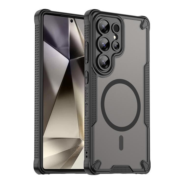 Armor Glaze MagSafe Magnetic Phone Case, For Galaxy S26 FE 5G, For Samsung Galaxy S26+ 5G, For Samsung Galaxy S26 Ultra 5G, For Samsung Galaxy S26 5G, For Samsung Galaxy S25 FE 5G, For Samsung Galaxy S25 Edge 5G, For Samsung Galaxy S25 5G / S24 5G     ...