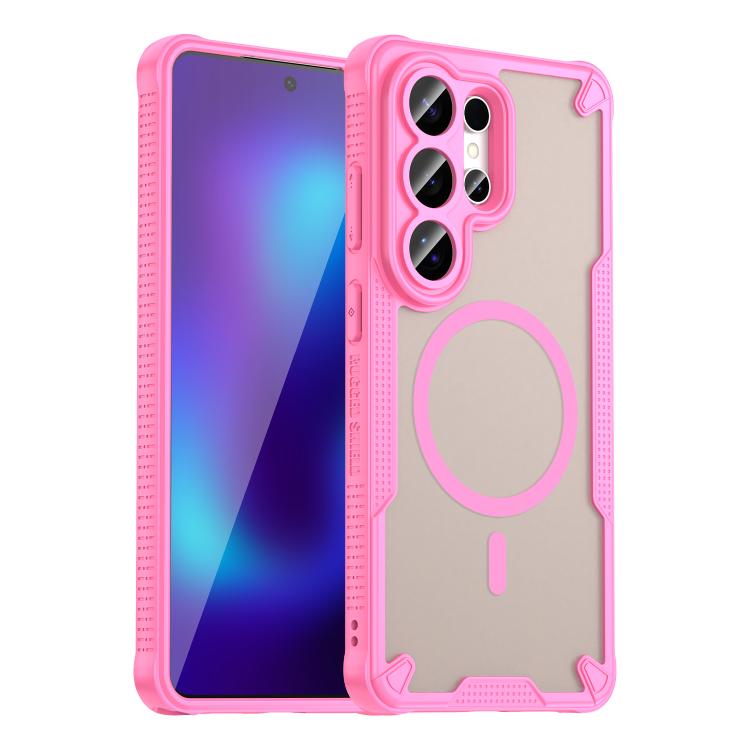 Armor Glaze MagSafe Magnetic Phone Case, For Galaxy S26 FE 5G, For Samsung Galaxy S26+ 5G, For Samsung Galaxy S26 Ultra 5G, For Samsung Galaxy S26 5G, For Samsung Galaxy S25 FE 5G, For Samsung Galaxy S25 Edge 5G, For Samsung Galaxy S25 5G / S24 5G     ...