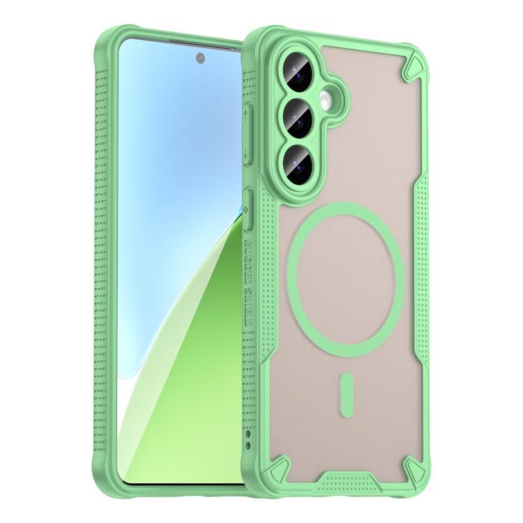 Armor Glaze MagSafe Magnetic Phone Case, For Galaxy S26 FE 5G, For Samsung Galaxy S26+ 5G, For Samsung Galaxy S26 Ultra 5G, For Samsung Galaxy S26 5G, For Samsung Galaxy S25 FE 5G, For Samsung Galaxy S25 Edge 5G, For Samsung Galaxy S25 5G / S24 5G     ...